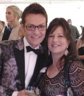 Randy Fenoli and Cheryl King at the Martha Stewart party