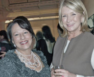 Cheryl King at Martha Stewart's party