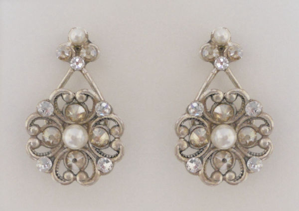 Designer earrings by Cheryl King Couture