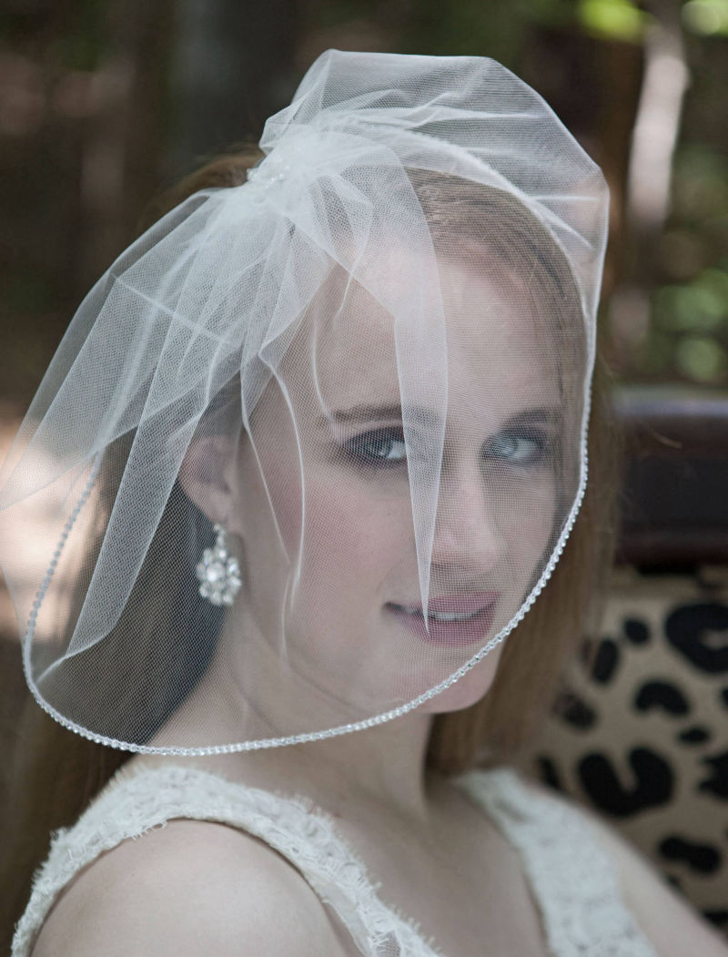 Cheryl  King Couture Cage veils