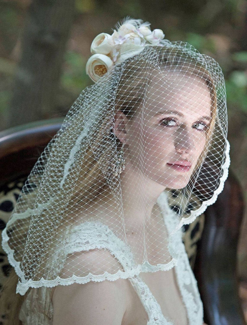 Cheryl King Couture Cage Veils